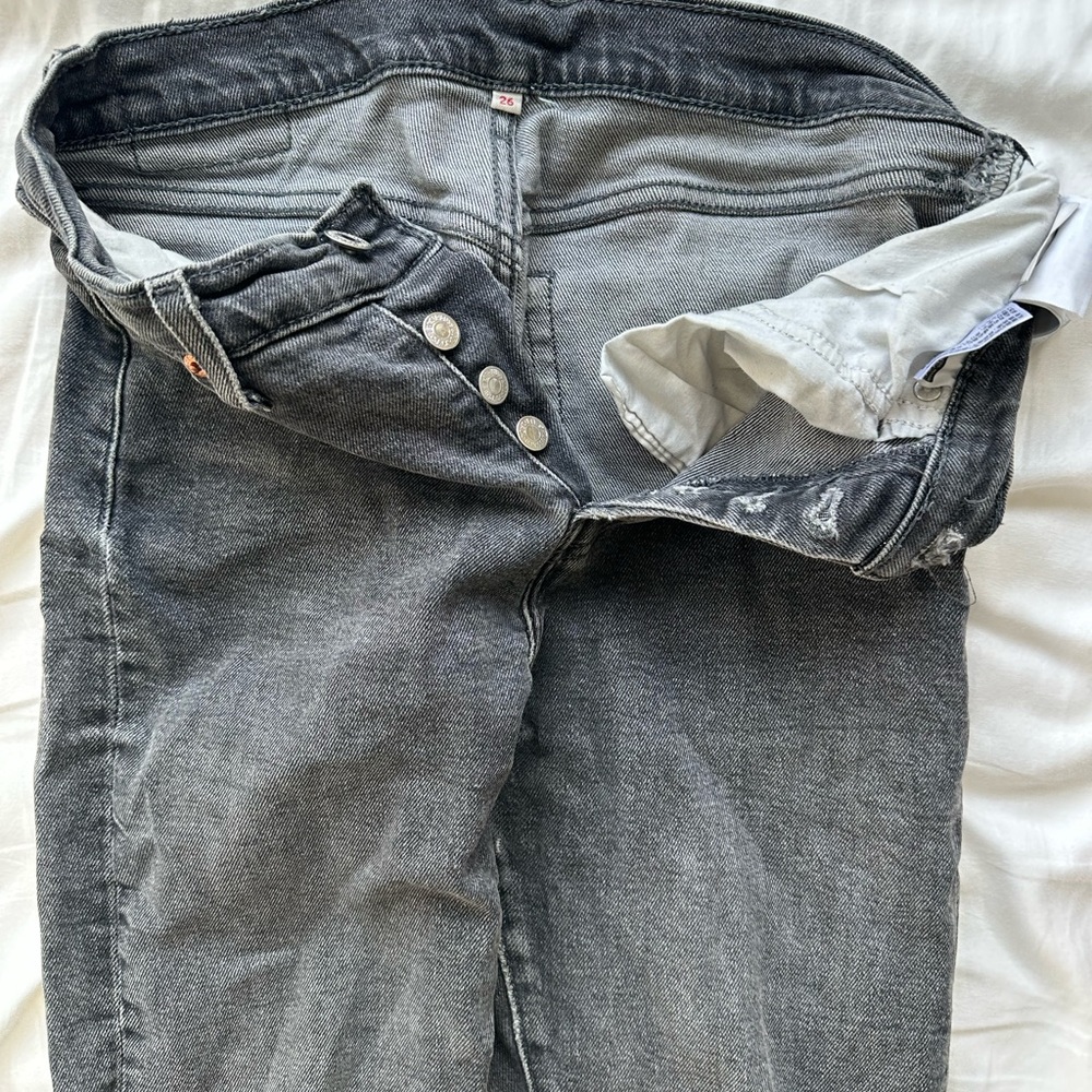 Levi Strauss Black Women's Jeans -  Wedgie Straight Leg